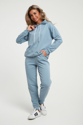 Костюм 36852 серо-голубой